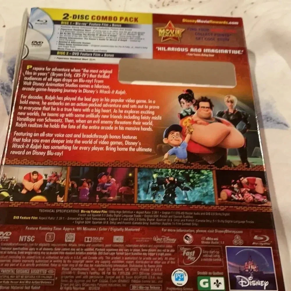 Wreck It Ralph Collectors Edition 2 Disc Set - Picture 3 of 3